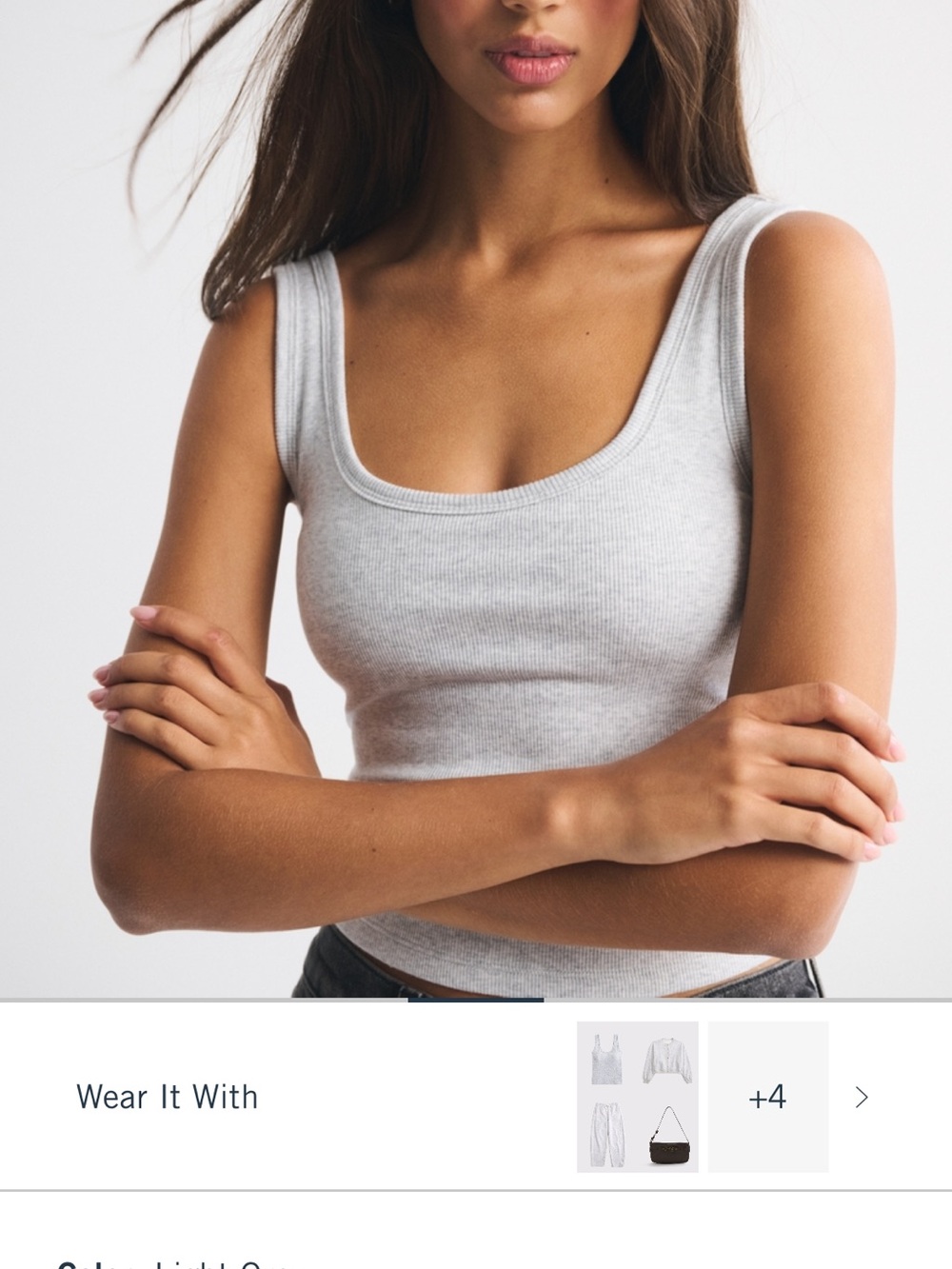 Bra-Free Rib Scoop Neck Tank
